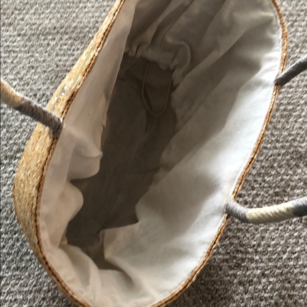 SOLD new w/o tag: Katie Loxton • straw beach tote - Picture 5 of 8